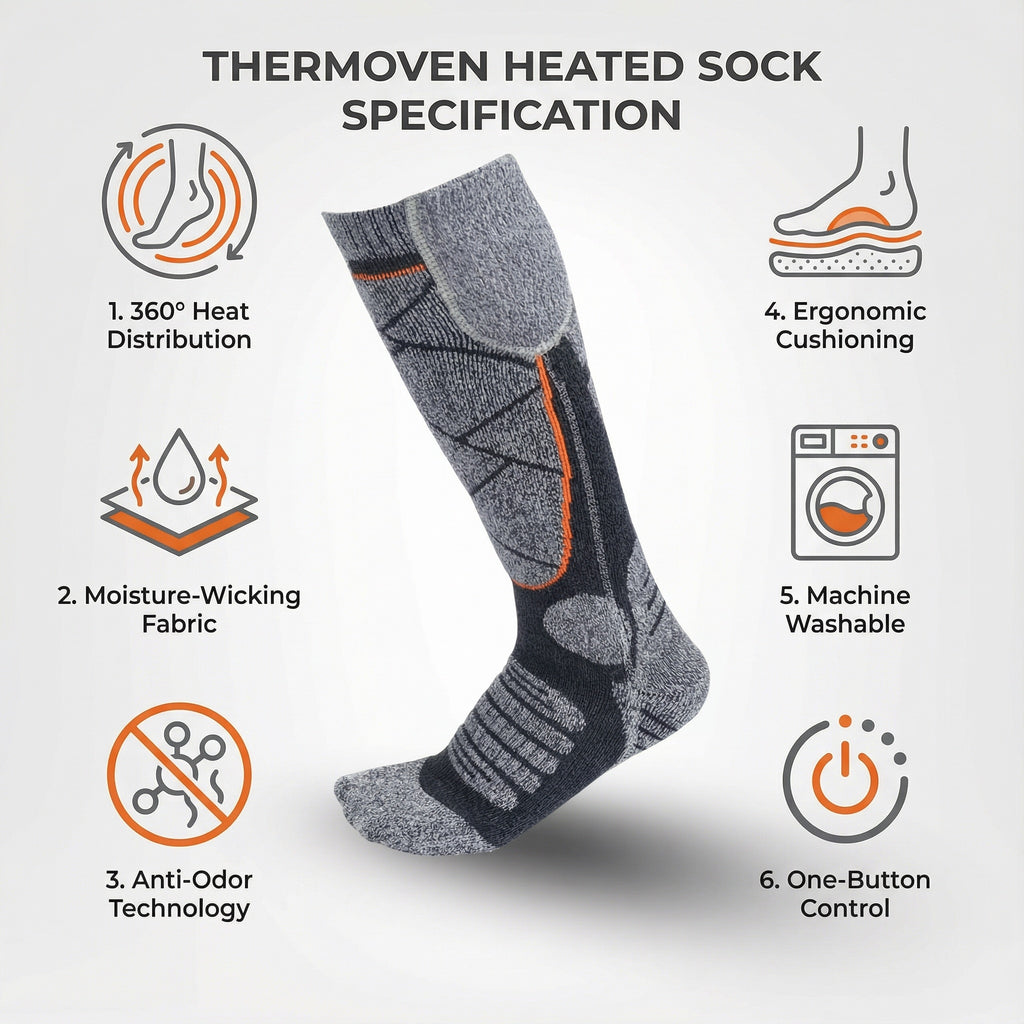 Thermoven Heated Comfort Socks